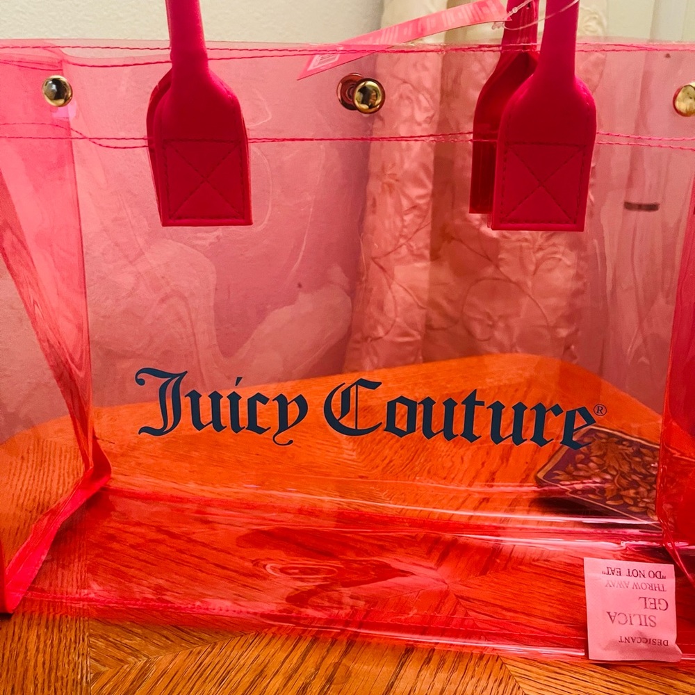 Juicy couture bag clear tote/ beach bag - Picture 5 of 5